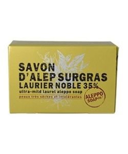 Savon d'Alep Surgras Laurier Noble 35% - peaux très sèches et intolérantes , 150 g